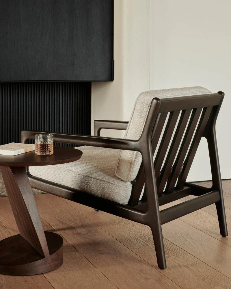 Fauteuil JACK acajou