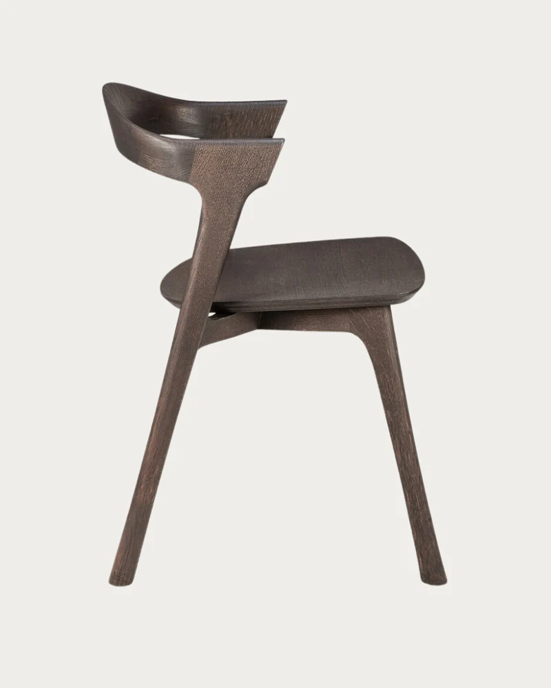 Chaise BOK en chêne marron