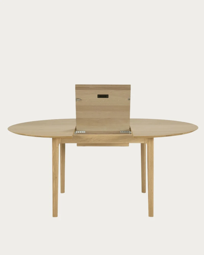 Table à rallonge ronde BOK en chêne
