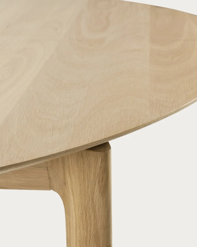 Table à rallonge ronde BOK en chêne