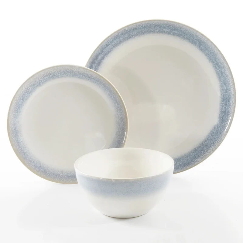 Assiette dessert en céramique, D20cm - EUGENIE