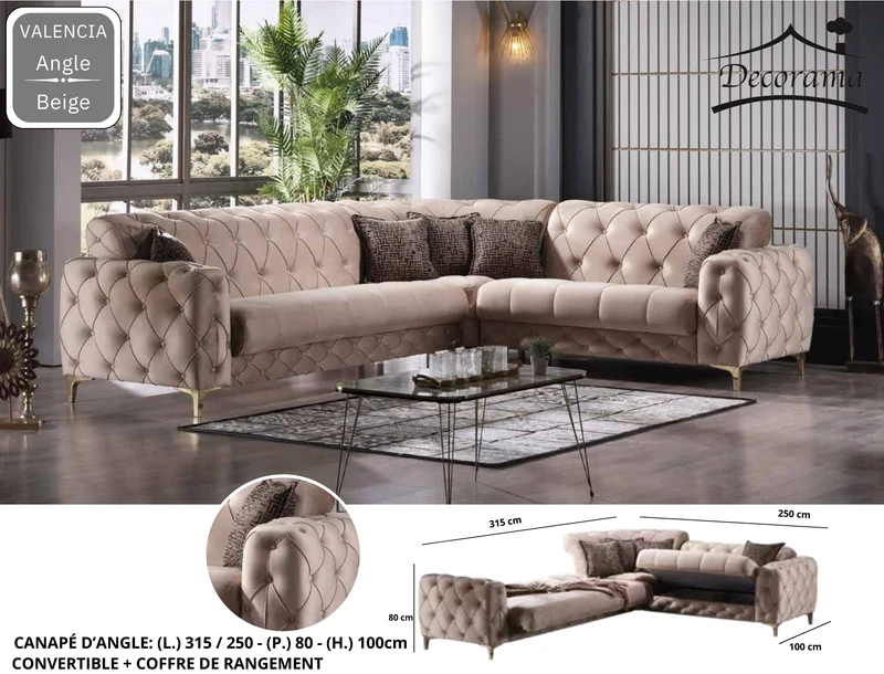 Salon VALANCIA Angle