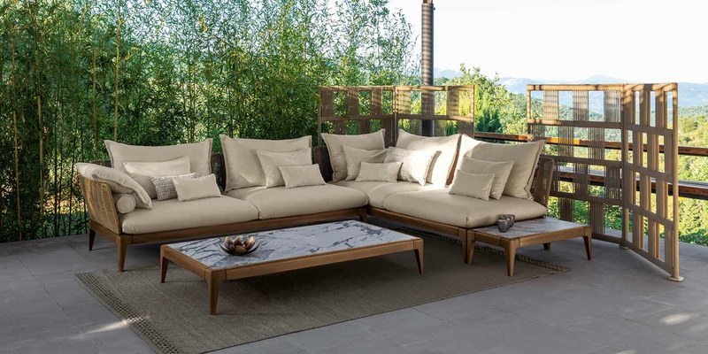 Cruise teak table basse pour l'extérieur