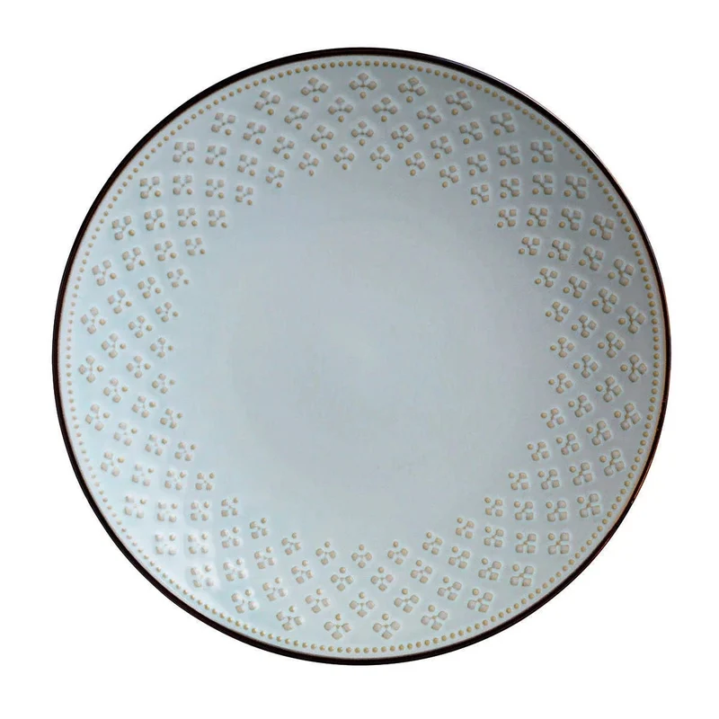 Assiette plate en céramique, D28cm - INESSE