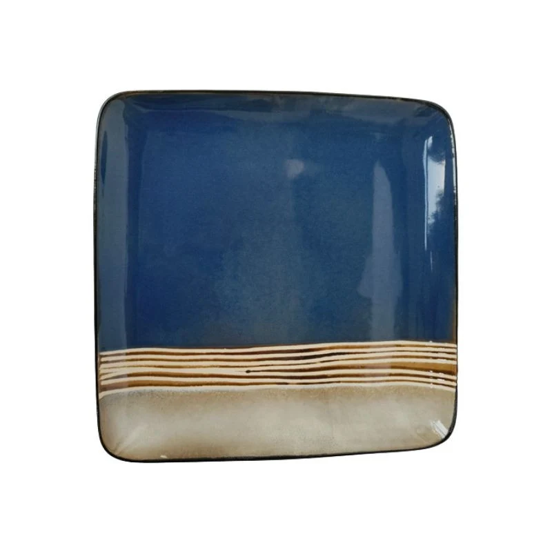 Assiette plate en céramique, D28cm - JULIA