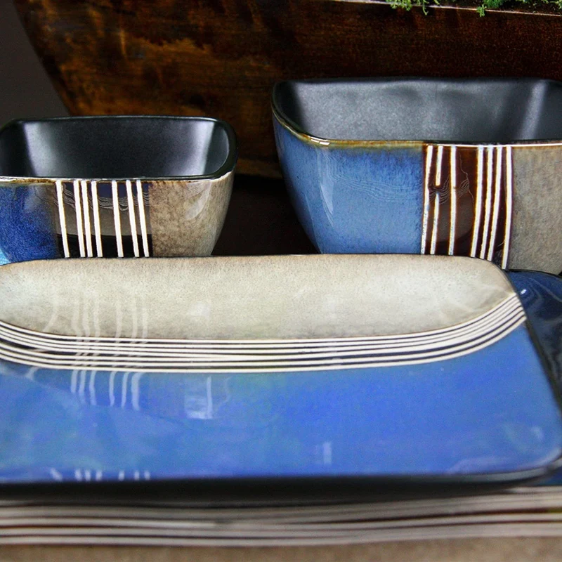 Assiette plate en céramique, D28cm - JULIA