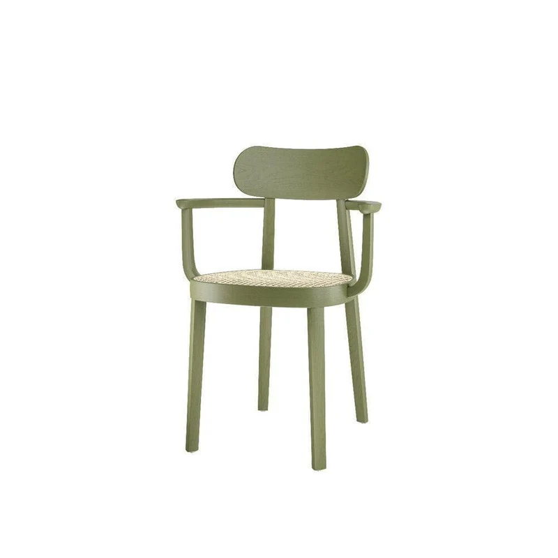 Chaise avec accoudoirs 118F - haute brillance
