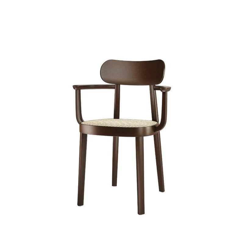 Chaise avec accoudoirs 118F - haute brillance