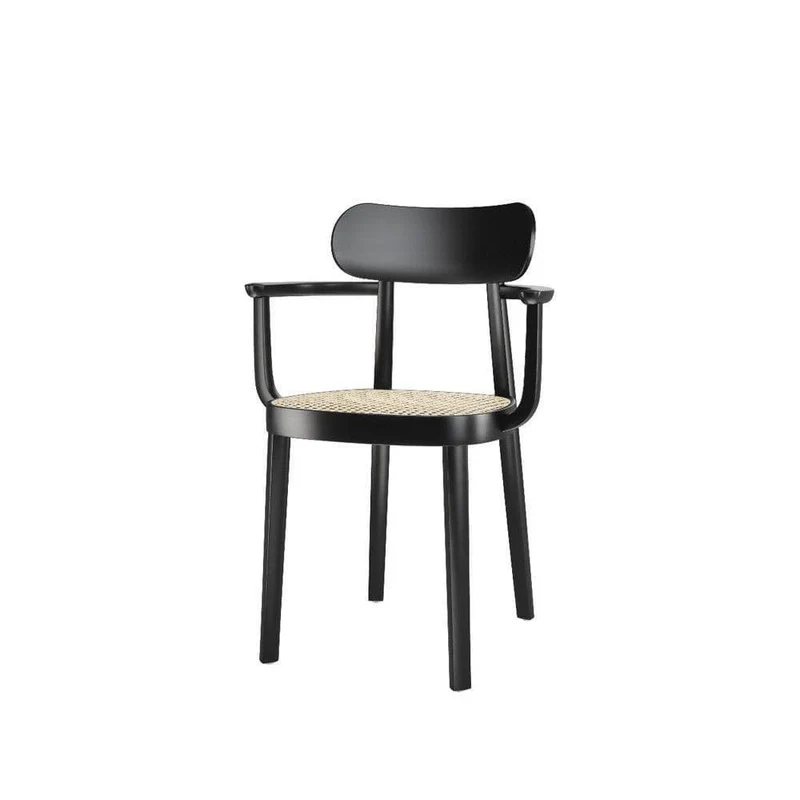 Chaise avec accoudoirs 118F - haute brillance