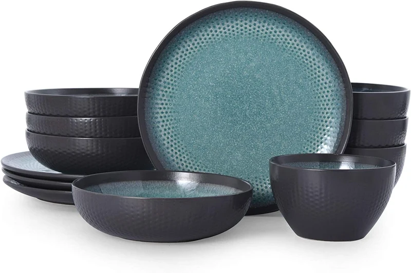 Assiette plate en céramique, D26,5cm - SIERRA