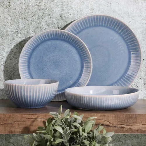 Assiette plate en céramique, D26cm - KRYS