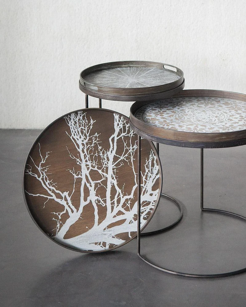 Plateau CLASSICS WHITE TREE - Ø61