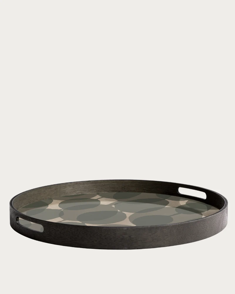 Plateau TRANSLUCENT SILHOUETTES Connected Dots - Ø48