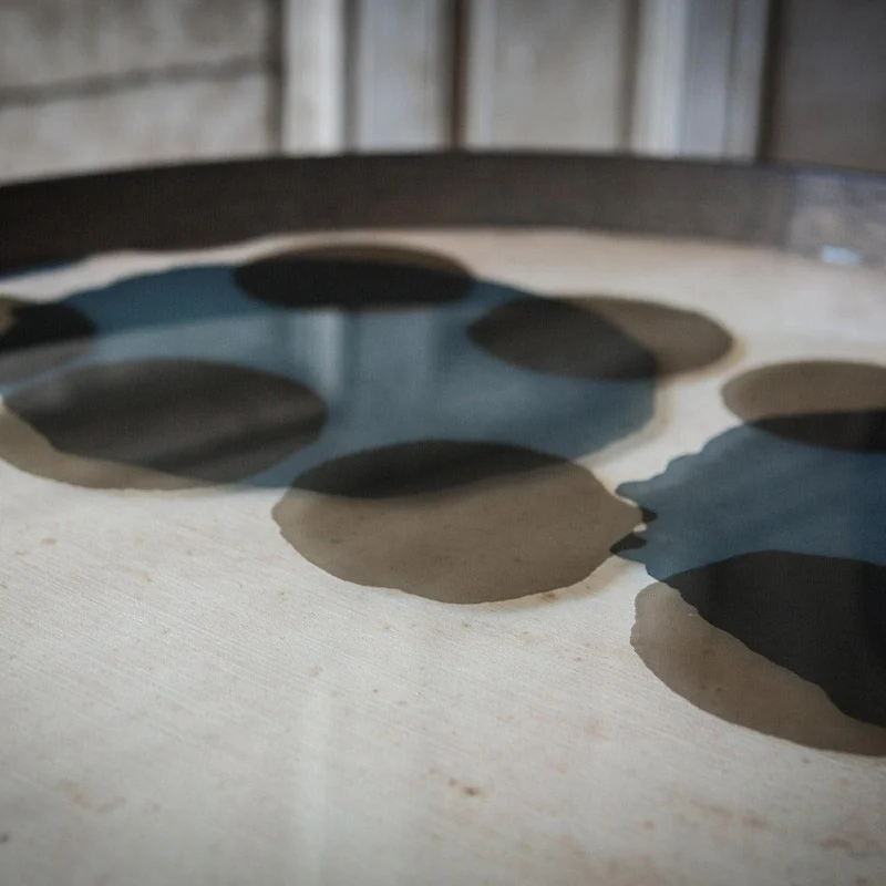 Plateau TRANSLUCENT SILHOUETTES Slates - Ø61