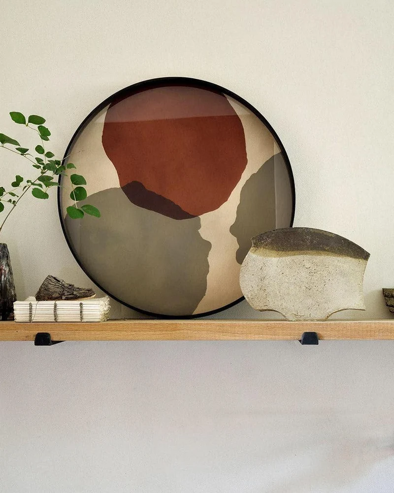 Plateau TRANSLUCENT SILHOUETTES Overlapping Dots - Ø61