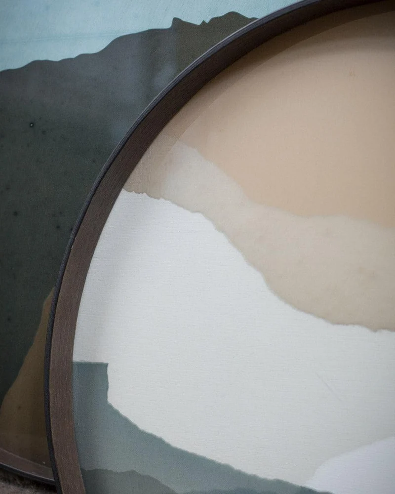 Plateau WABI SABI Graphite Rond - Ø92