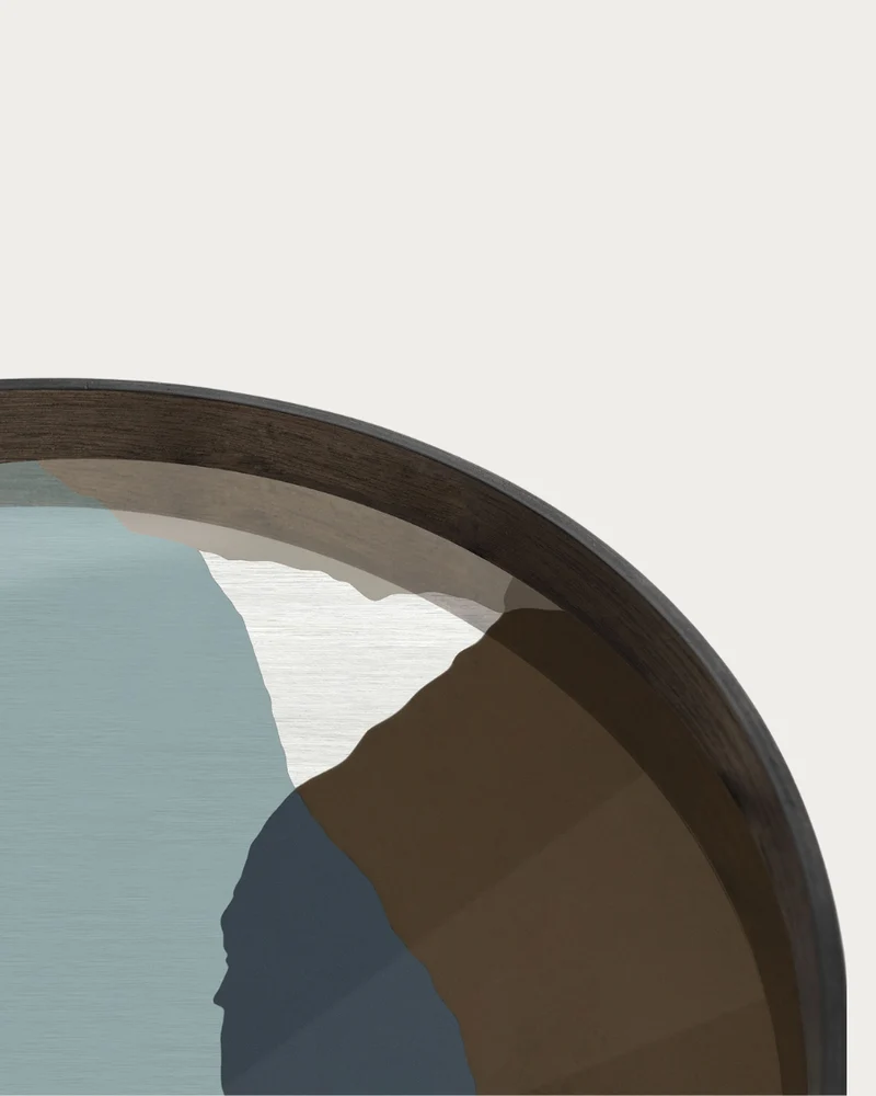 Plateau WABI SABI Graphite Rond - Ø92