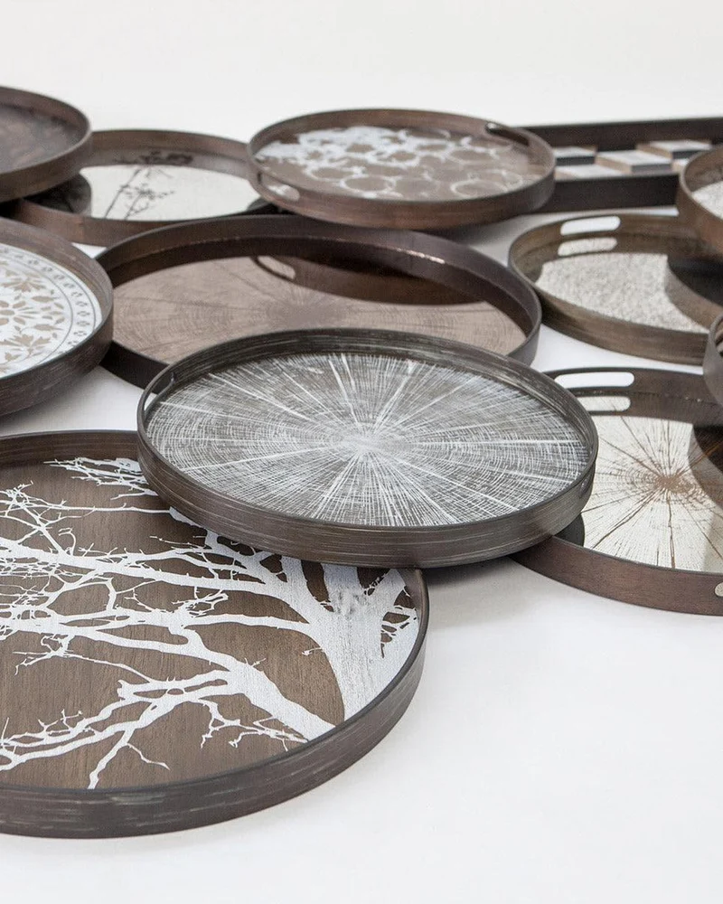 Plateau en bois CLASSICS WHITE SLICE