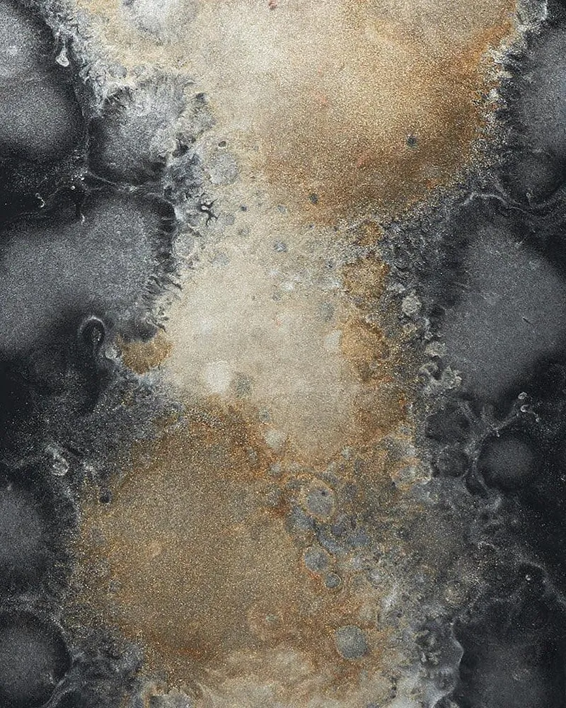 Plateau en verre CLASSICS Black Organic - 42x24
