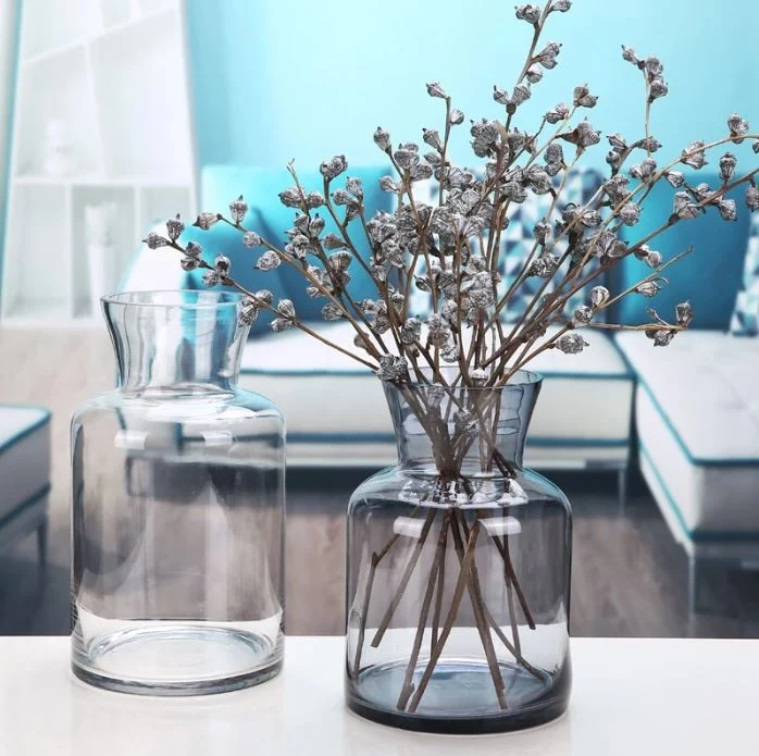 Vase en verre, D12xH18CM - YANA