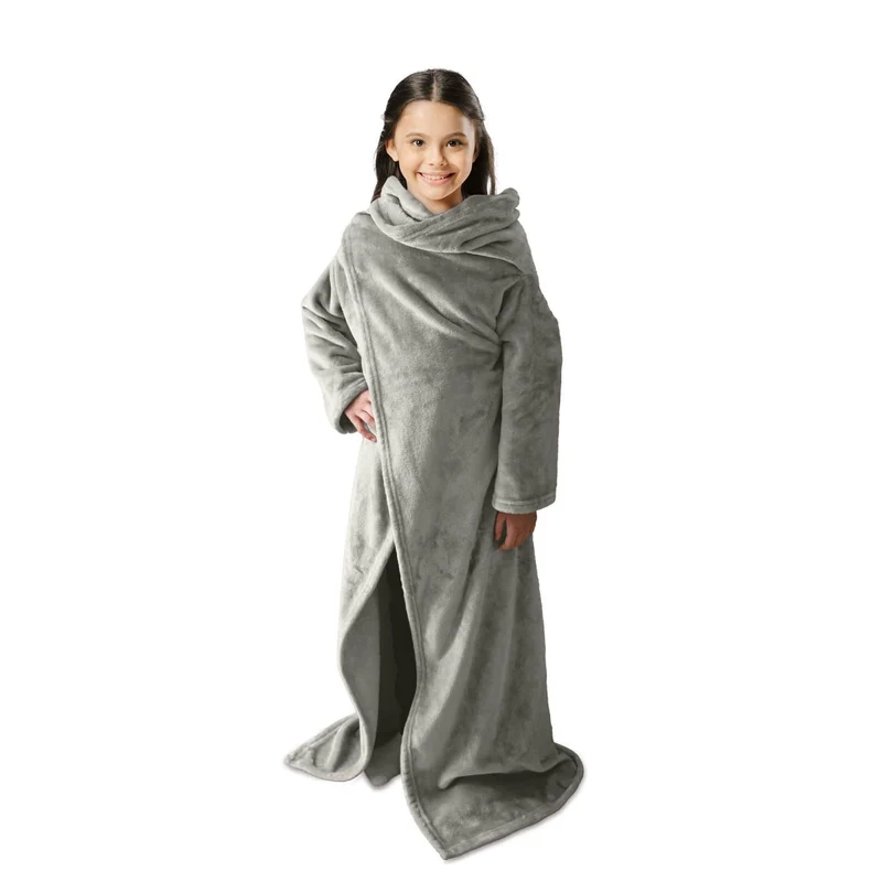 Plaid poncho enfant douceur , 100x140 CM