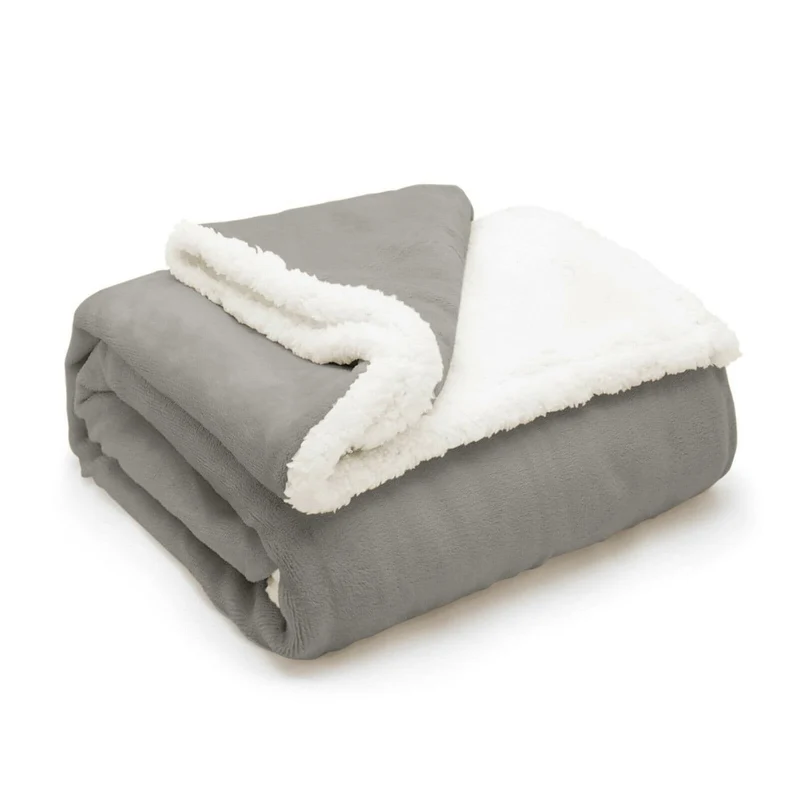 Plaid douceur polaire, 130x170 CM double face- DOLCE