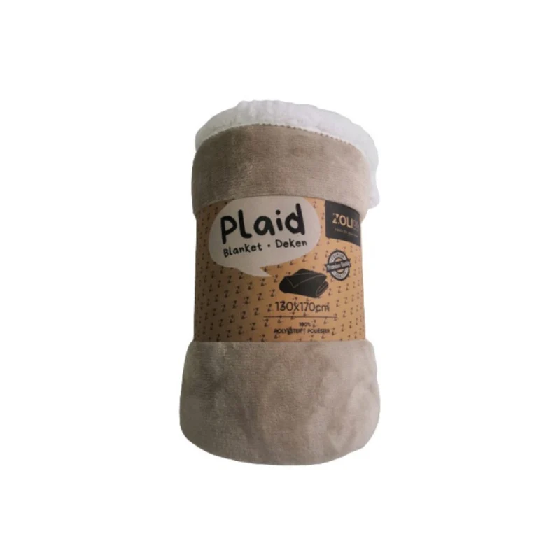Plaid douceur polaire, 130x170 CM double face- DOLCE