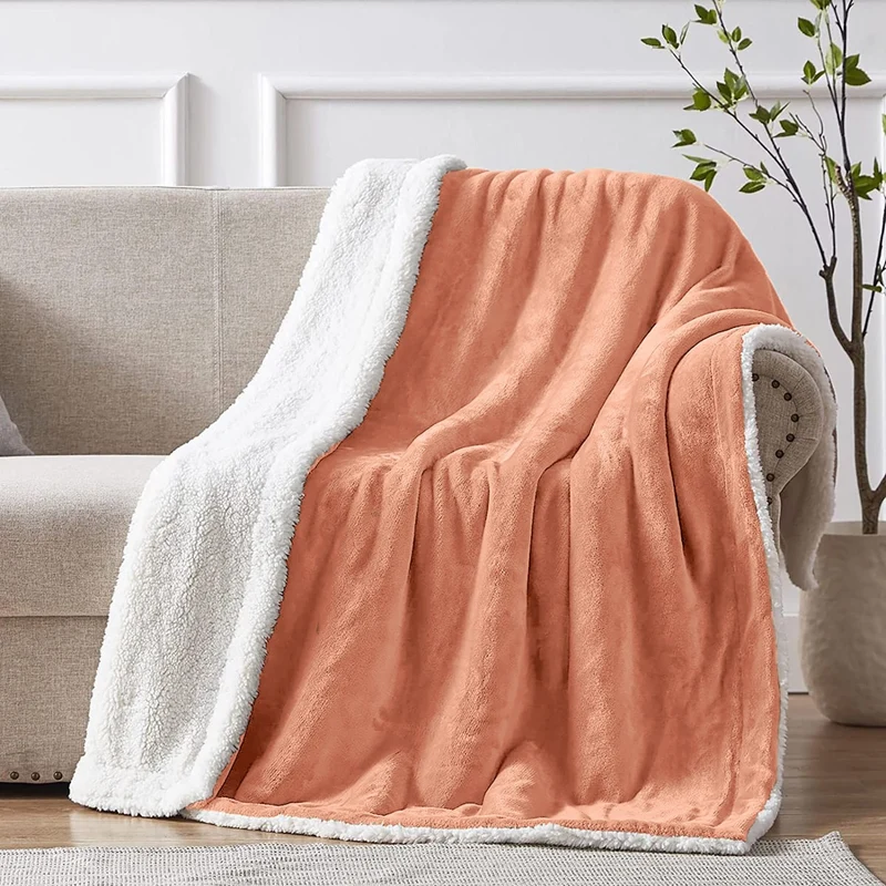Plaid douceur polaire, 130x170 CM double face- DOLCE