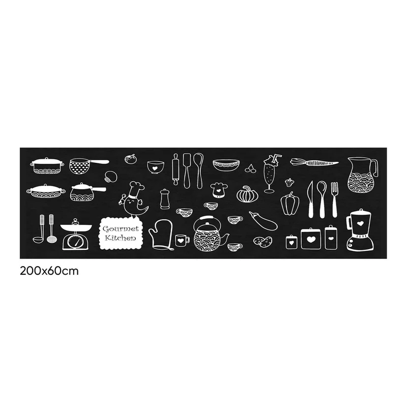 Tapis de cuisine 50x150cm antidérapant
