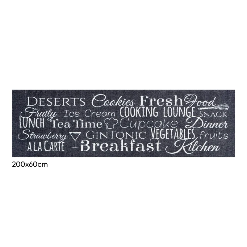 Tapis de cuisine 50x150cm antidérapant