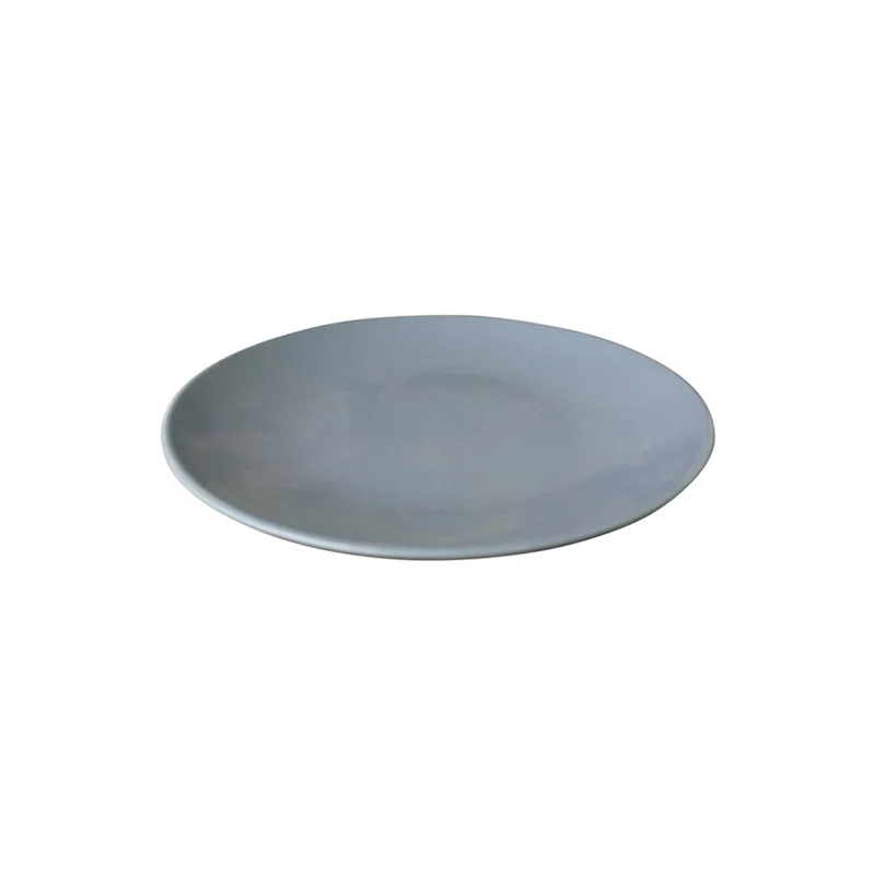 Assiette dessert céram gris D21 cm - PARDO