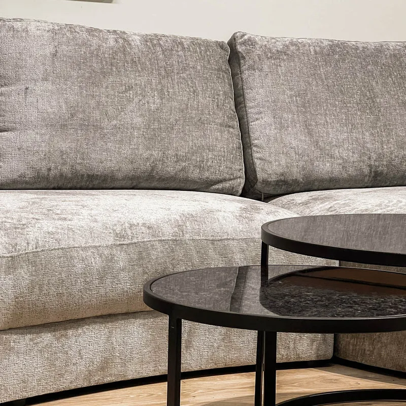 Set 2 tables basses , plateau en vrai marbre - Slawek