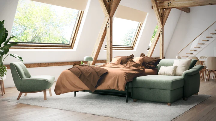 Canapé sur mesure convertible - personnalisable - Galaxio