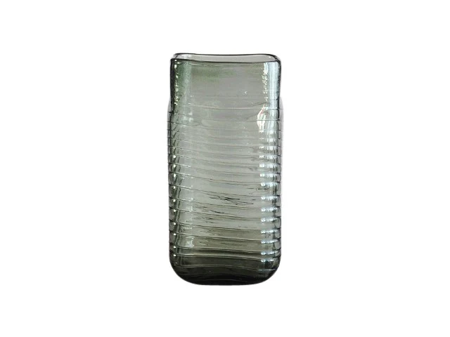 Vase en verre, 15,5x15,5xH30 cm - JAZ