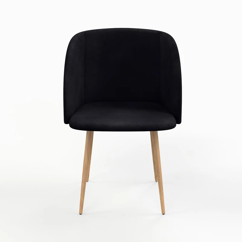 Chaise en velours, 55,5x60xH83 cm - YPOS