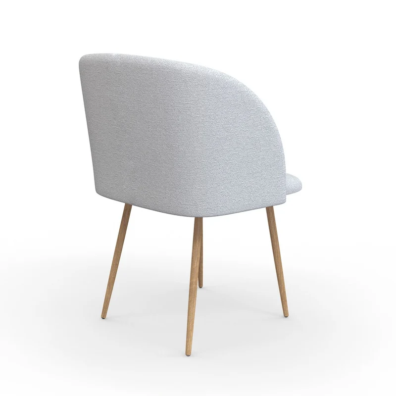 Chaise en velours, 55,5x60xH83 cm - YPOS