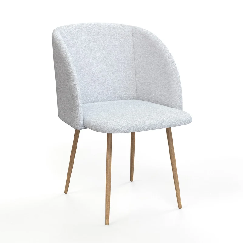 Chaise en velours, 55,5x60xH83 cm - YPOS