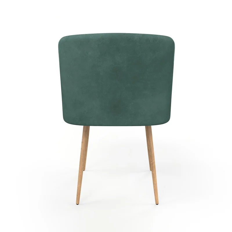 Chaise en velours, 55,5x60xH83 cm - YPOS