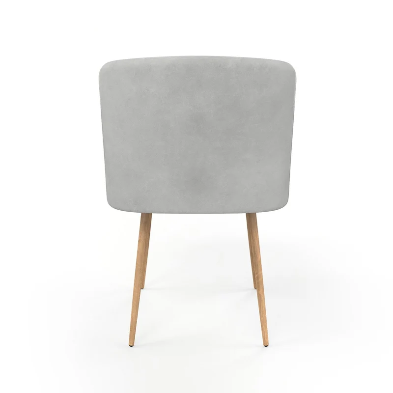 Chaise en velours, 55,5x60xH83 cm - YPOS