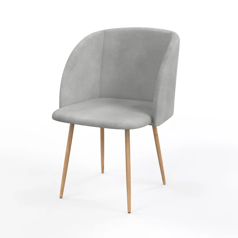 Chaise en velours, 55,5x60xH83 cm - YPOS