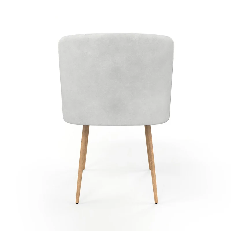 Chaise en velours, 55,5x60xH83 cm - YPOS