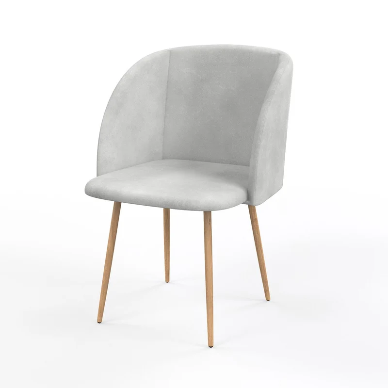 Chaise en velours, 55,5x60xH83 cm - YPOS