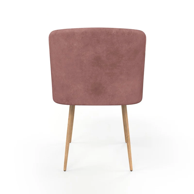 Chaise en velours, 55,5x60xH83 cm - YPOS