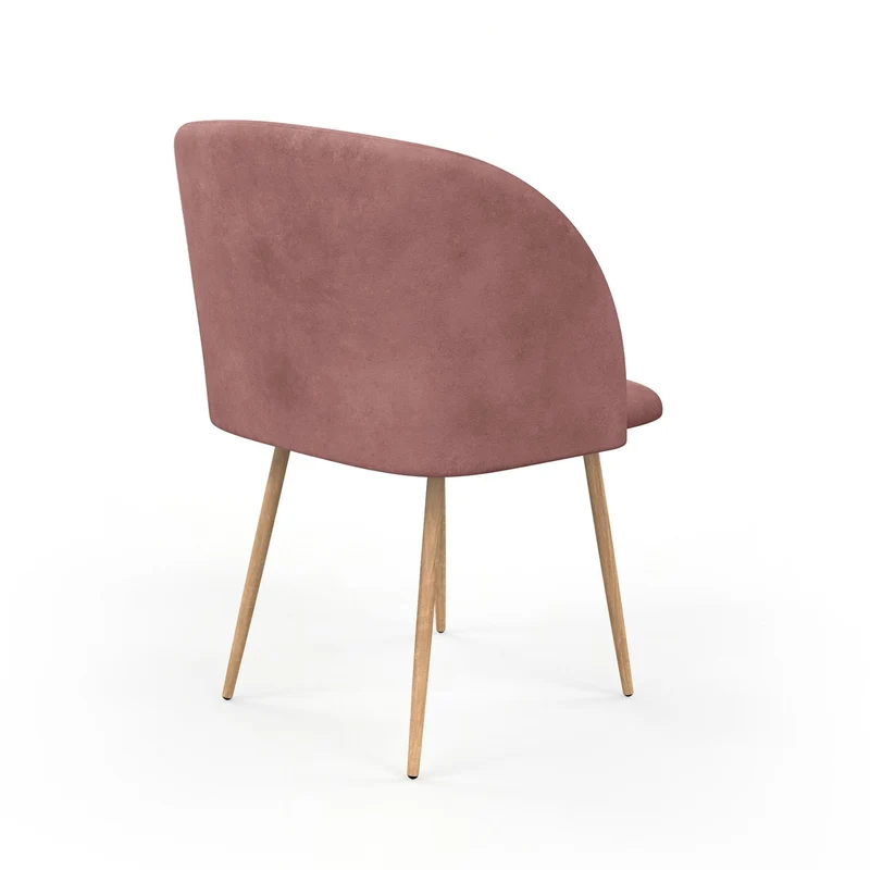 Chaise en velours, 55,5x60xH83 cm - YPOS