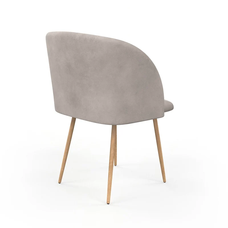 Chaise en velours, 55,5x60xH83 cm - YPOS