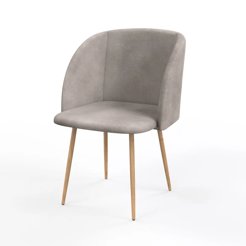 Chaise en velours, 55,5x60xH83 cm - YPOS