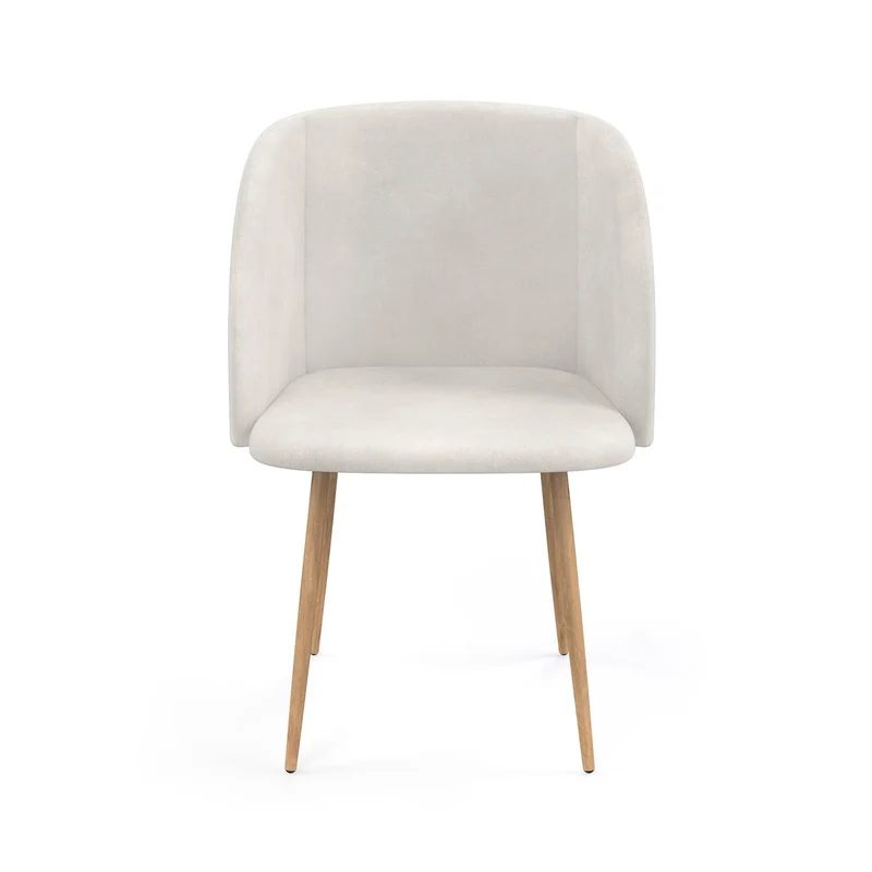 Chaise en velours, 55,5x60xH83 cm - YPOS