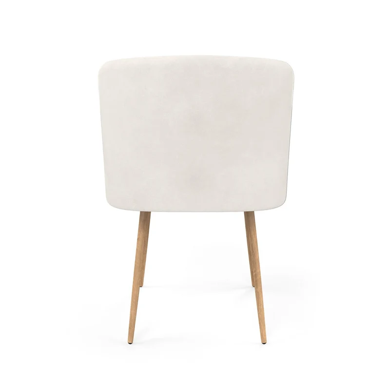 Chaise en velours, 55,5x60xH83 cm - YPOS