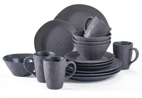 Bol en céramique grise anthracite, D15 cm - WEST