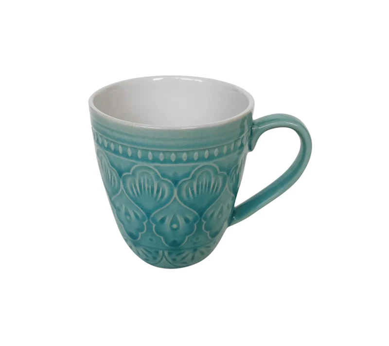 Mug en céramique à motifs mosaïques, 350ml - AGATHINE